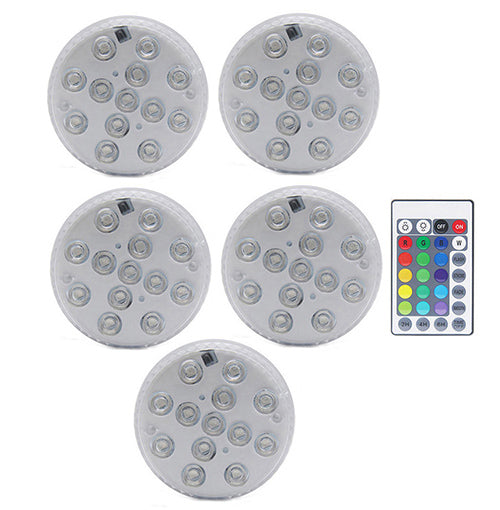 Premium Submersible LED Pool Lights – Remote Controlled RGB, Waterproof & Rechargeable – Perfect for Pools, Hot Tubs, and Fountains