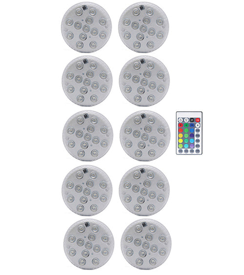 Premium Submersible LED Pool Lights – Remote Controlled RGB, Waterproof & Rechargeable – Perfect for Pools, Hot Tubs, and Fountains