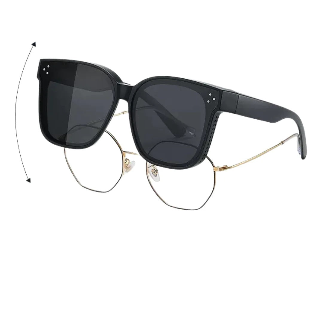 Fit Over Sunglasses - UV400 Protection, Comfortable Over Glasses Fit