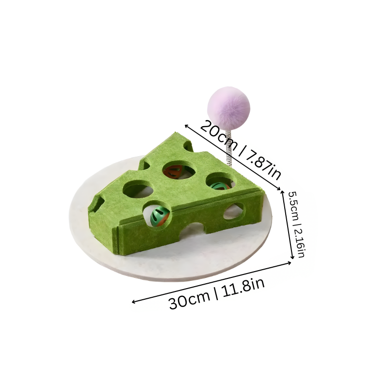 Cat Puzzle Toy Felt Box Interactive Play Toy
