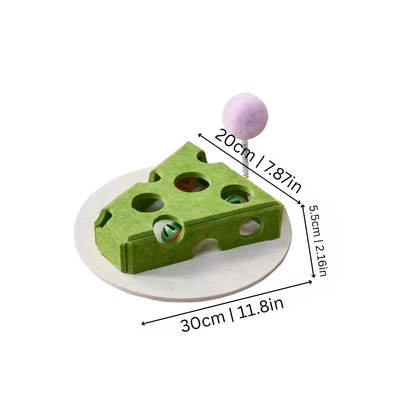 Cat Puzzle Toy Felt Box Interactive Play Toy