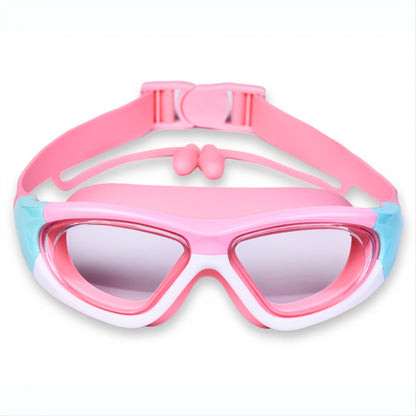 Children's swimming goggles with large frame – anti-fog