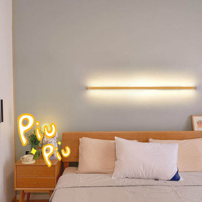 Japanese LED Wall Light Solid Wood Accent Lamp