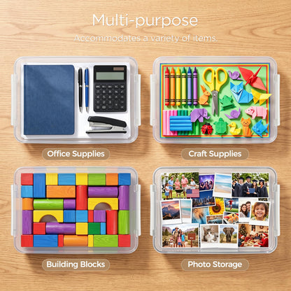 Acrylic Paper Organiser – 3 Pieces