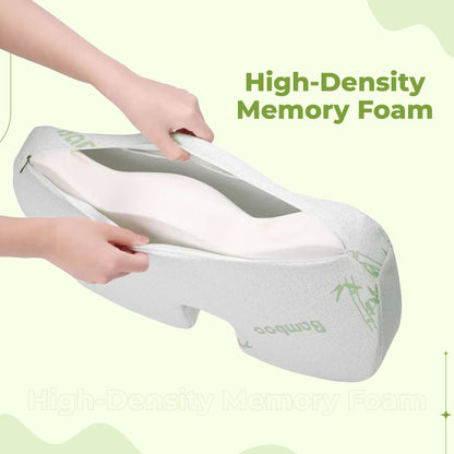Back & Seat Cushion – Memory Foam Lumbar Support for Chairs