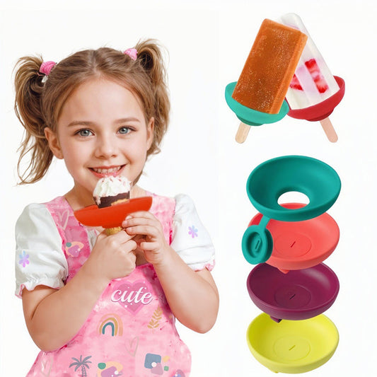 Ice Protection Holder Silicone Drip-Free for Ice and Popsicles