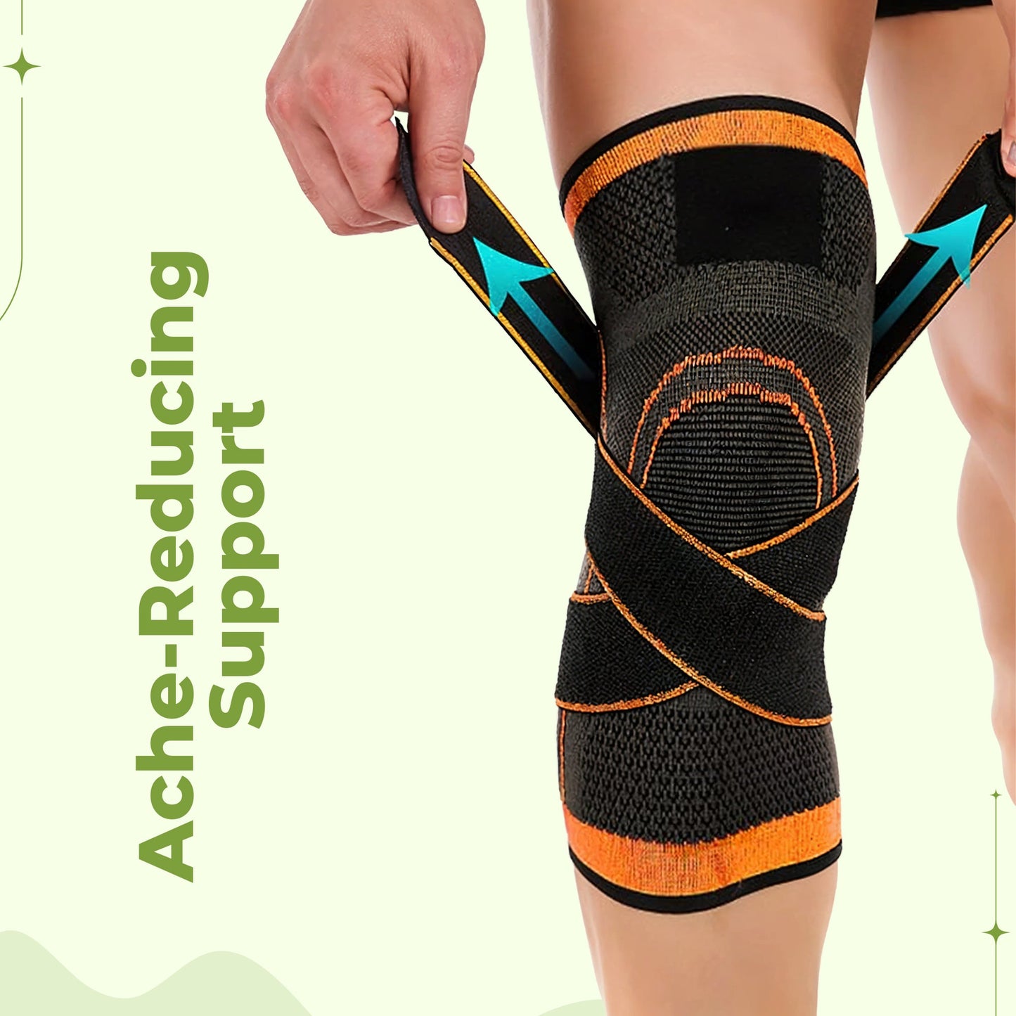 Compression Knee Support Sleeve – Brace for Sports & Running