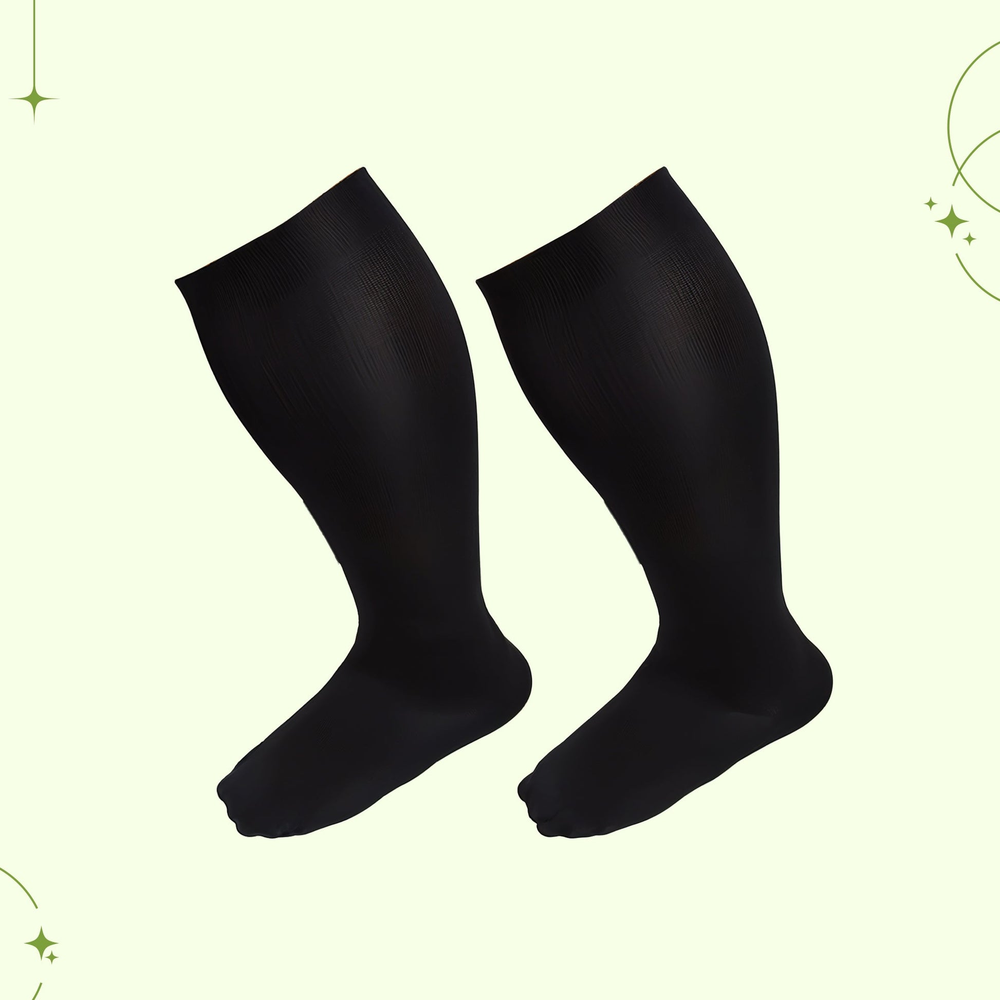 Wide Calf Compression Socks – Plus Size Support Stockings