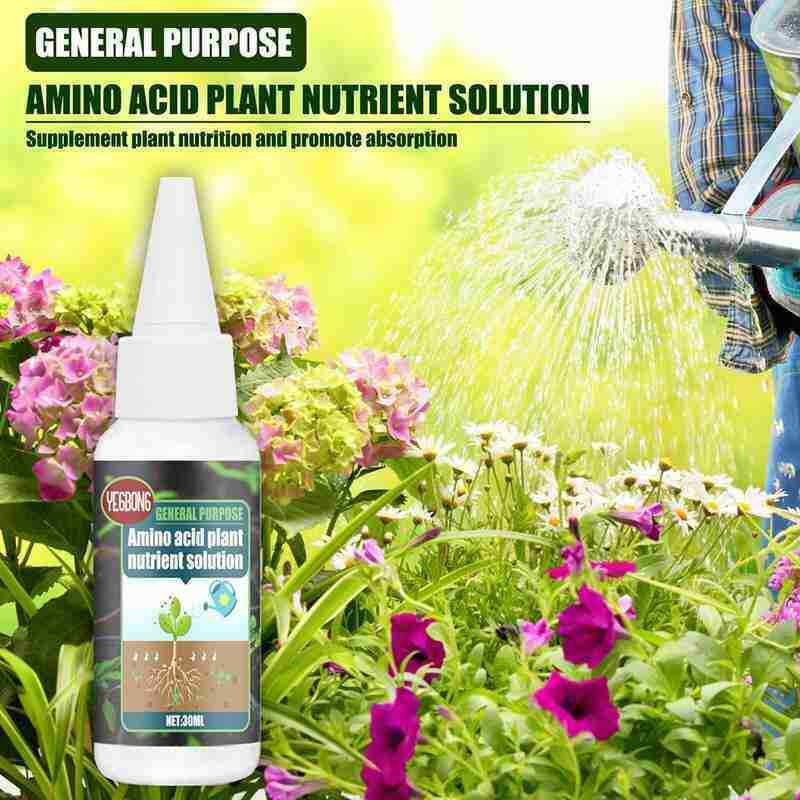 Liquid plant fertilizer 30 ml for flowers and growth