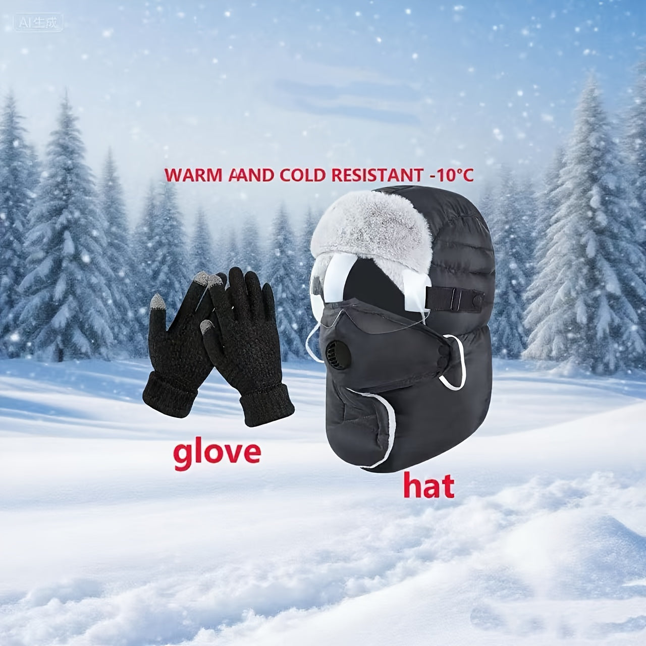 Winter Cycling Mask for Cold Weather Wind Protection