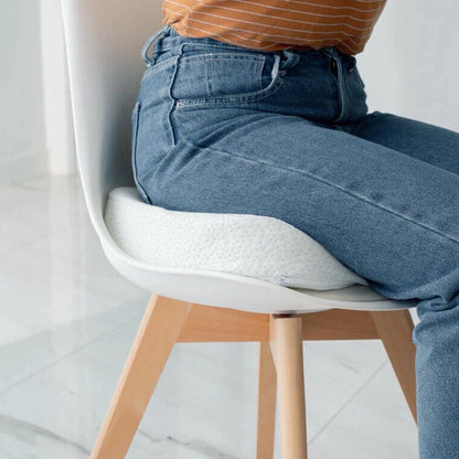 Back & Seat Cushion – Memory Foam Lumbar Support for Chairs