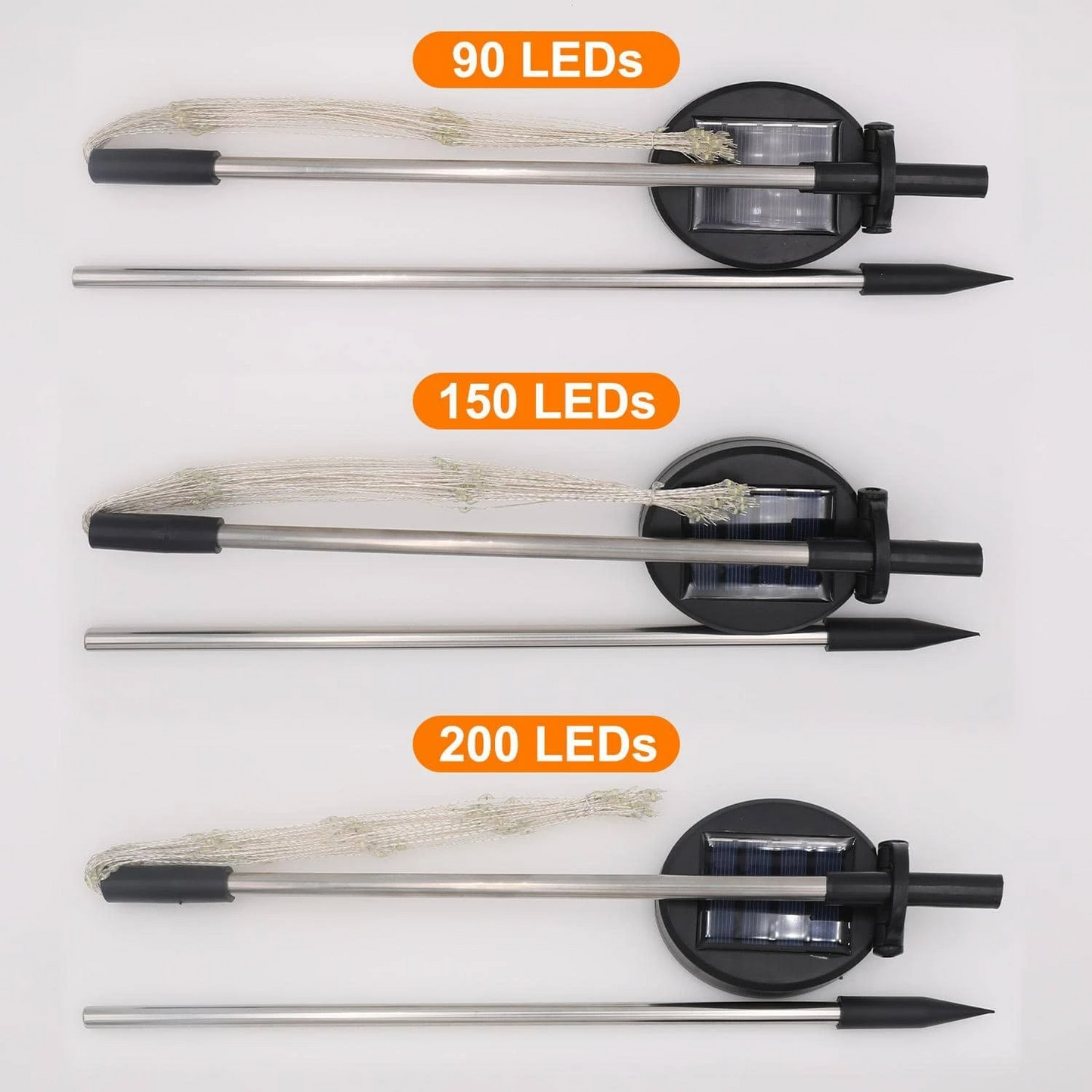 Solar Firework Garden Lights Waterproof LED Decor
