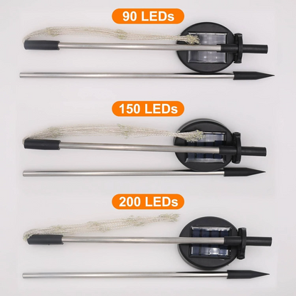 Solar Firework Garden Lights Waterproof LED Decor
