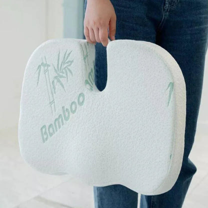Back & Seat Cushion – Memory Foam Lumbar Support for Chairs