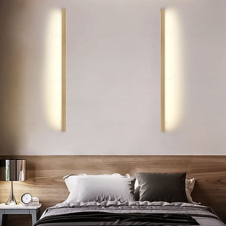 Japanese LED Wall Light Solid Wood Accent Lamp