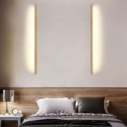 Japanese LED Wall Light Solid Wood Accent Lamp