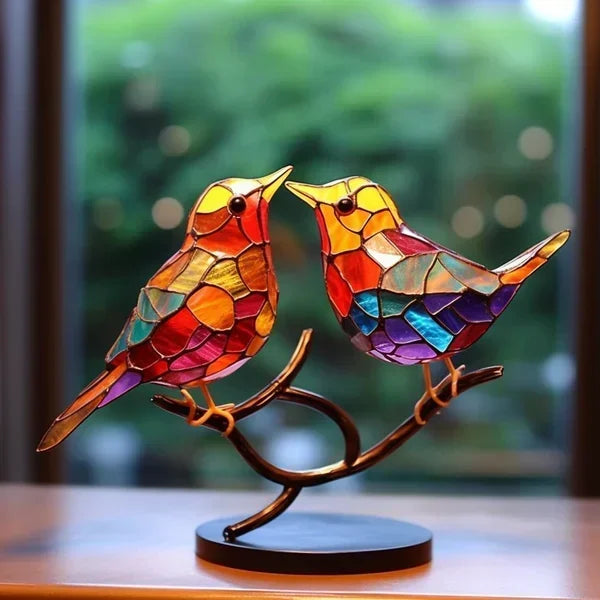 Handcrafted Colored Glass Table Decor – Art Ornament