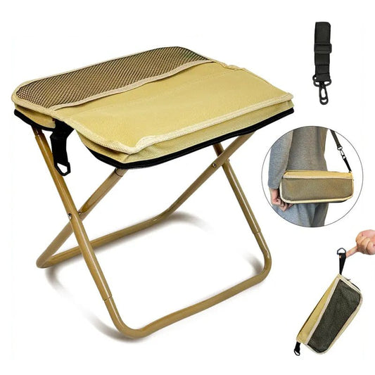Ultra-Light Folding Stool – Heavy Duty 265 lb Capacity