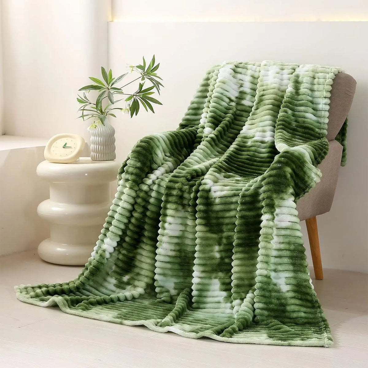 Tie Dye Thick Flannel Fleece Blanket
