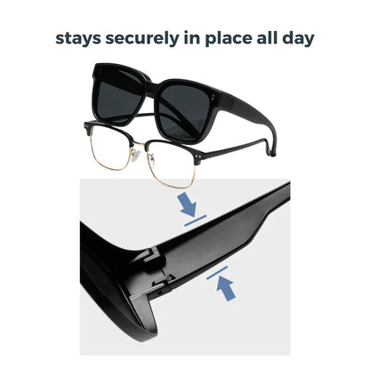 Fit Over Sunglasses - UV400 Protection, Comfortable Over Glasses Fit