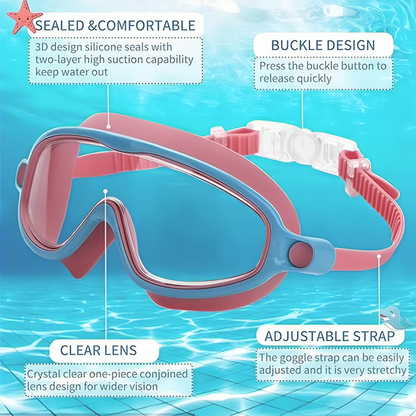 Swimming goggles for adults and children – image 4