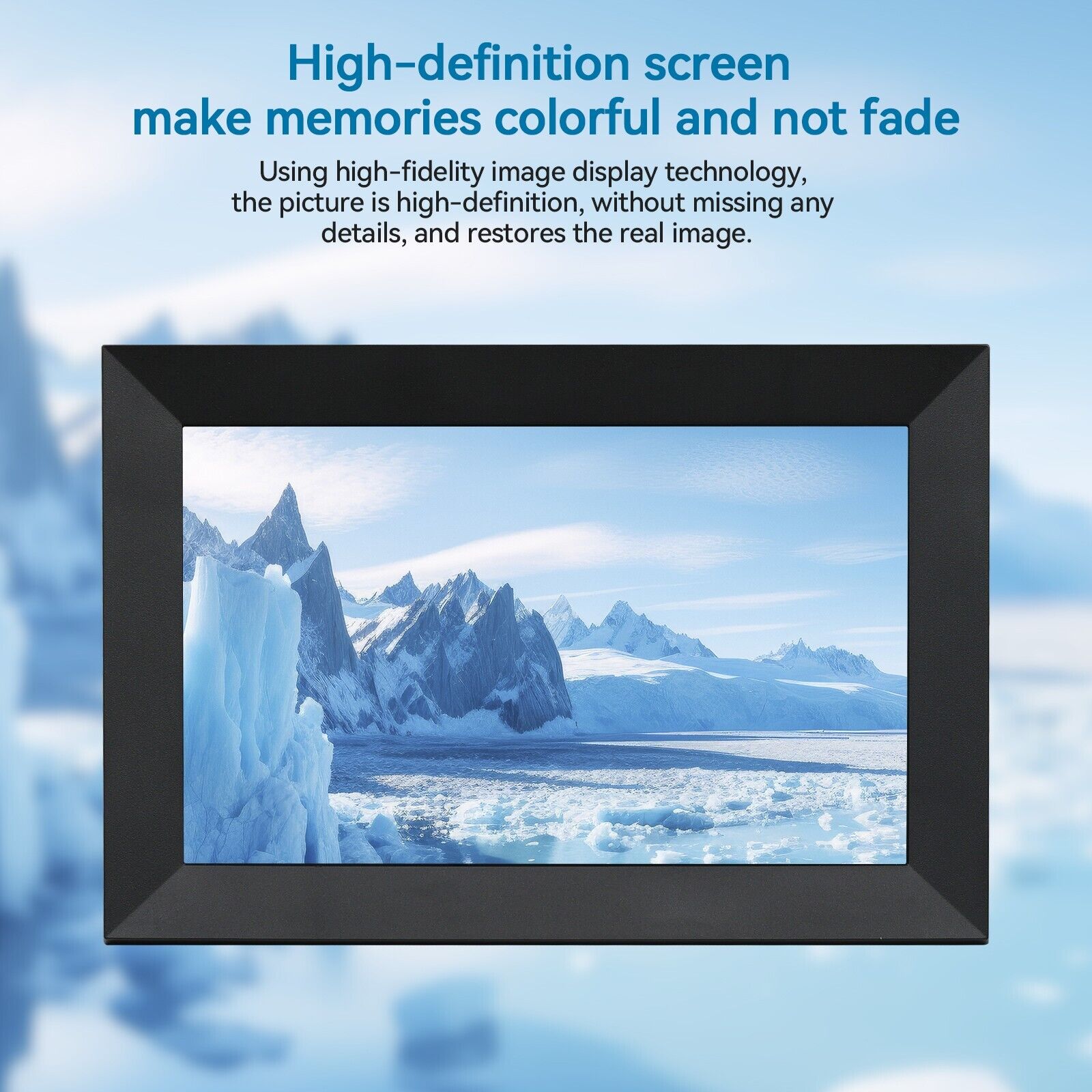 10.1in WiFi Digital Photo Frame – 16GB IPS Touchscreen