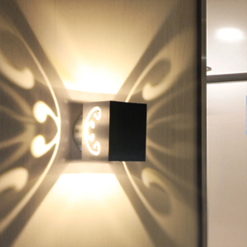 LED Butterfly Wall Lamp Colorful Modern Fixture