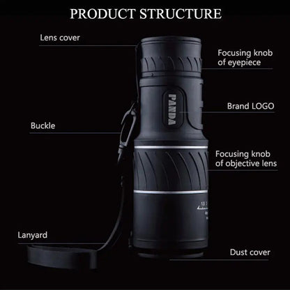 High-Power Monocular – BAK4 Prism & FMC Coated Lens – image 7