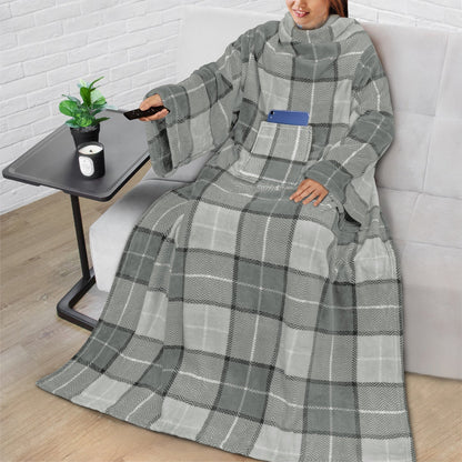 Cozy Fleece Blanket with Pocket – Soft Warm Throw Blanket