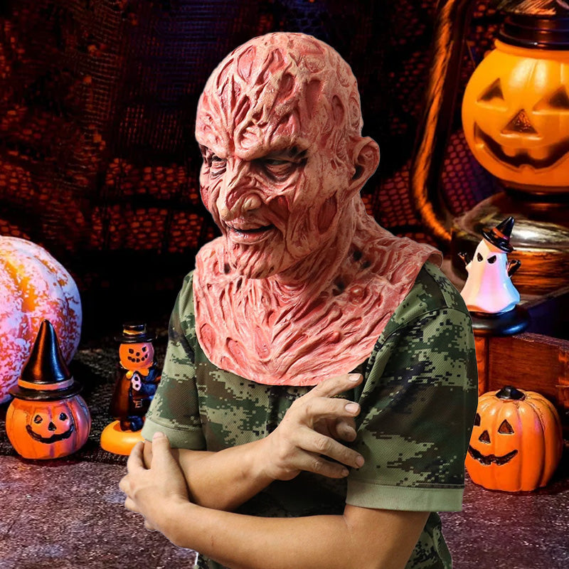 Freddy Krueger Halloween Mask Scary Cosplay