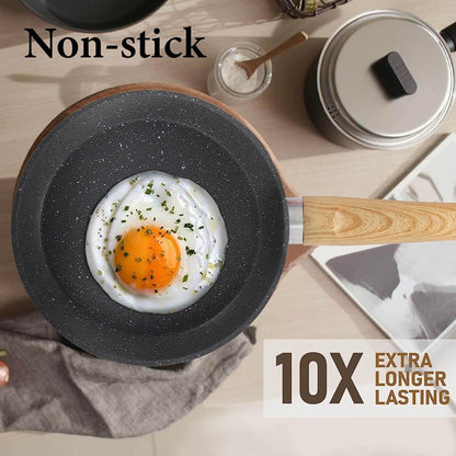 12-Piece Granite-Coated Non-Stick Cookware Set