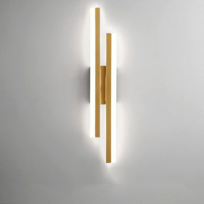 Modern LED Wall Light Black Gold Indoor Fixture