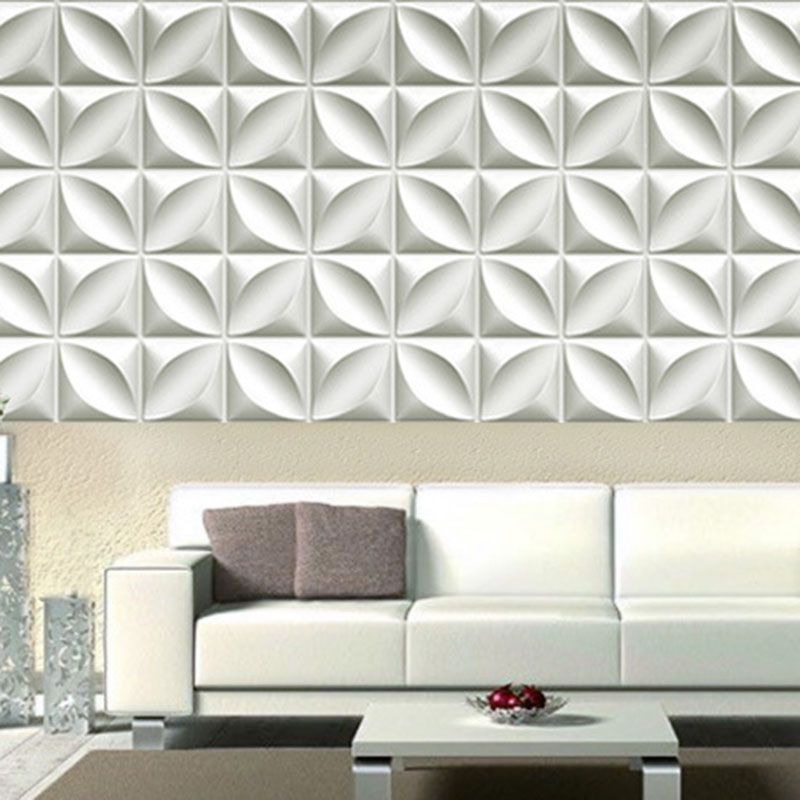 Peel and Stick Wall Cladding Textured Panel Tiles