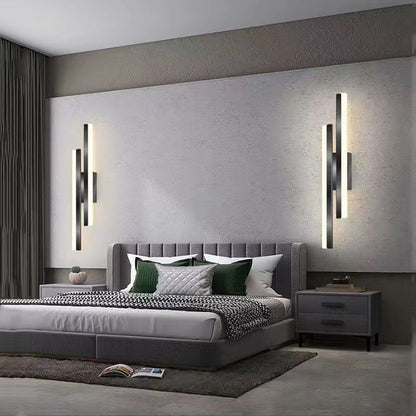 Modern LED Wall Light Black Gold Indoor Fixture