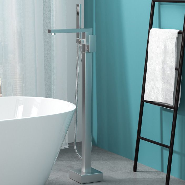 Freestanding Bathtub Faucet Floor Mounted Copper
