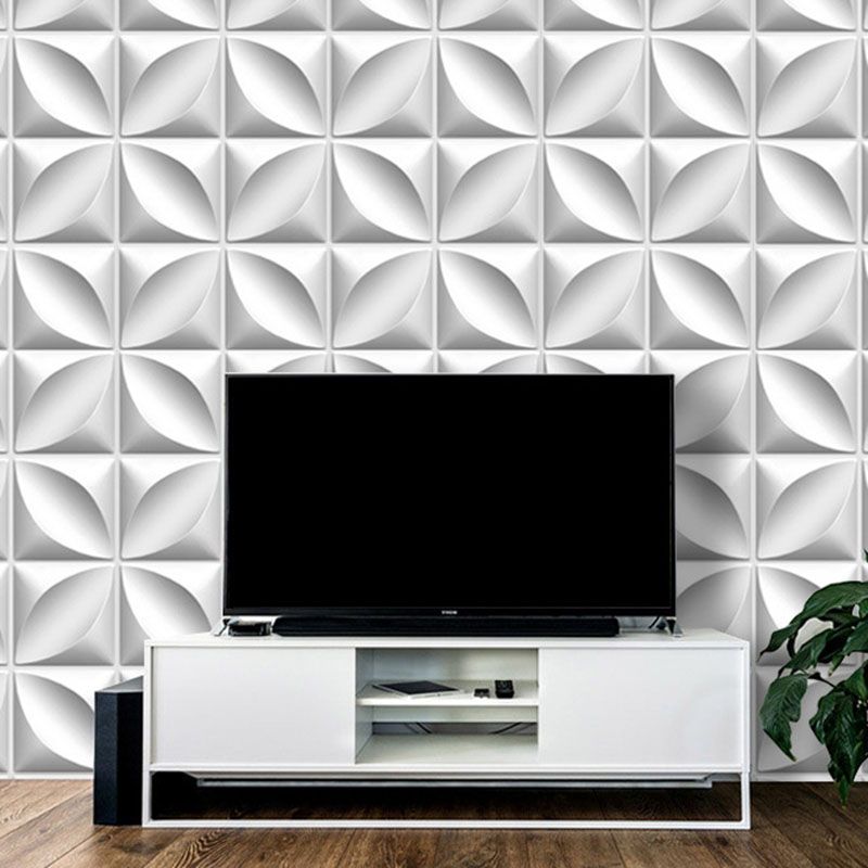 Peel and Stick Wall Cladding Textured Panel Tiles