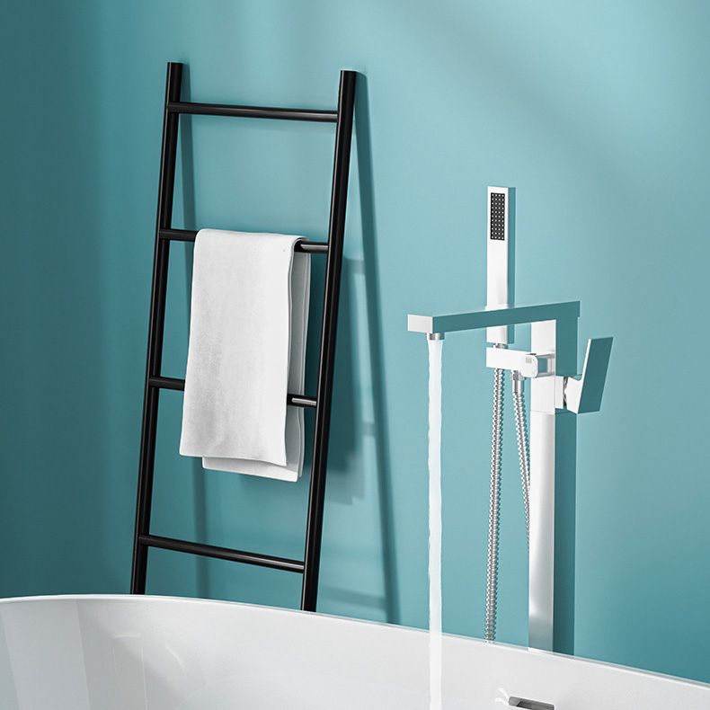 Freestanding Bathtub Faucet Floor Mounted Copper