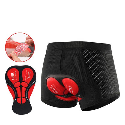Unisex cycling shorts with chamois - breathable, quick-drying, water-repellent, and comfortable fit