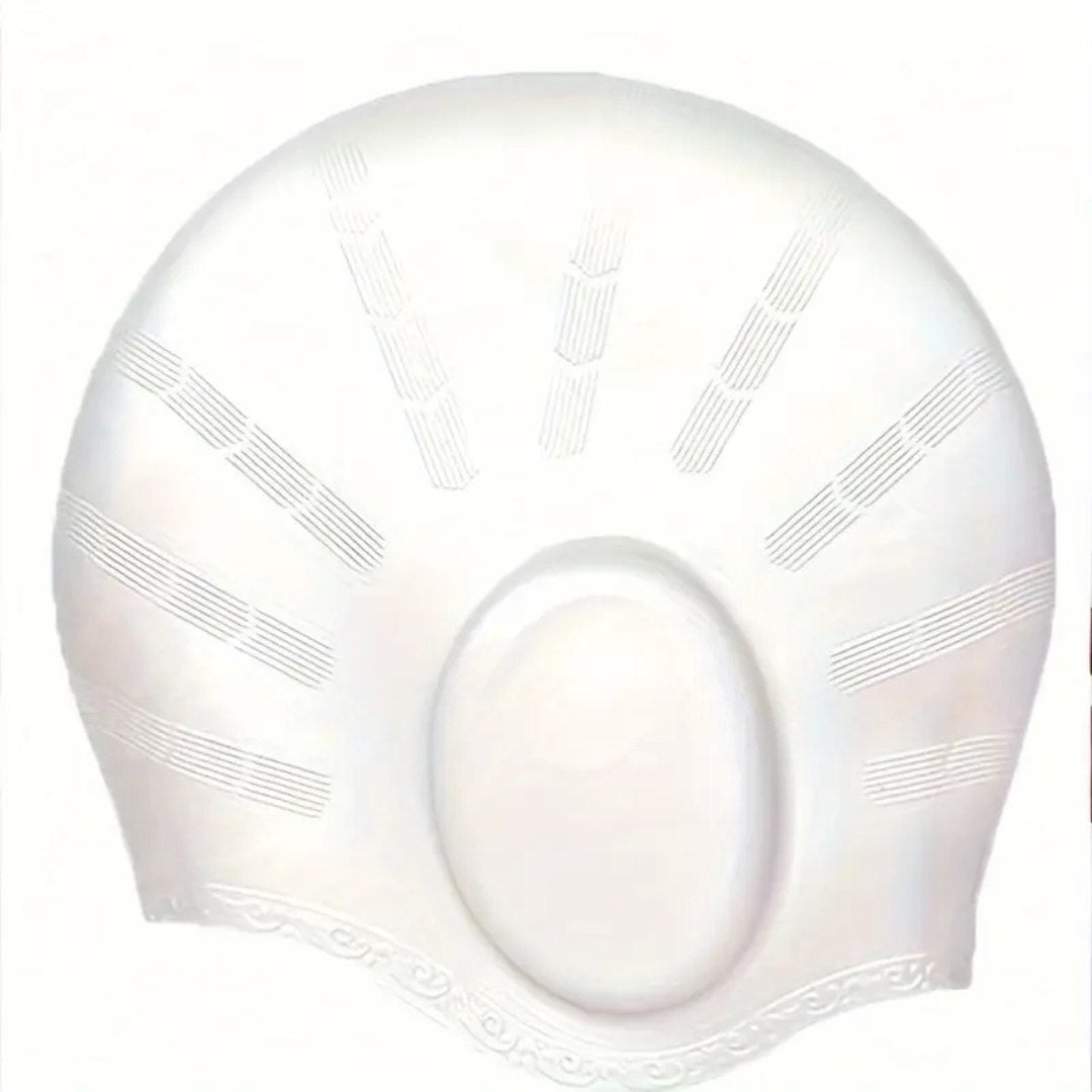 Silicone Swim Cap with Ear Protection – Waterproof Fit