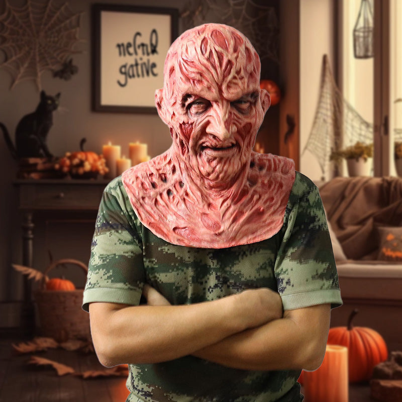 Freddy Krueger Halloween Mask Scary Cosplay