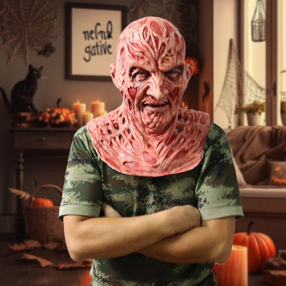 Freddy Krueger Halloween Mask Scary Cosplay