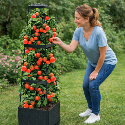 Self-Watering Tomato Planter with Trellis Box