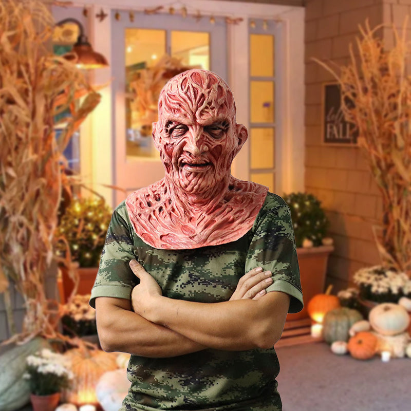 Freddy Krueger Halloween Mask Scary Cosplay