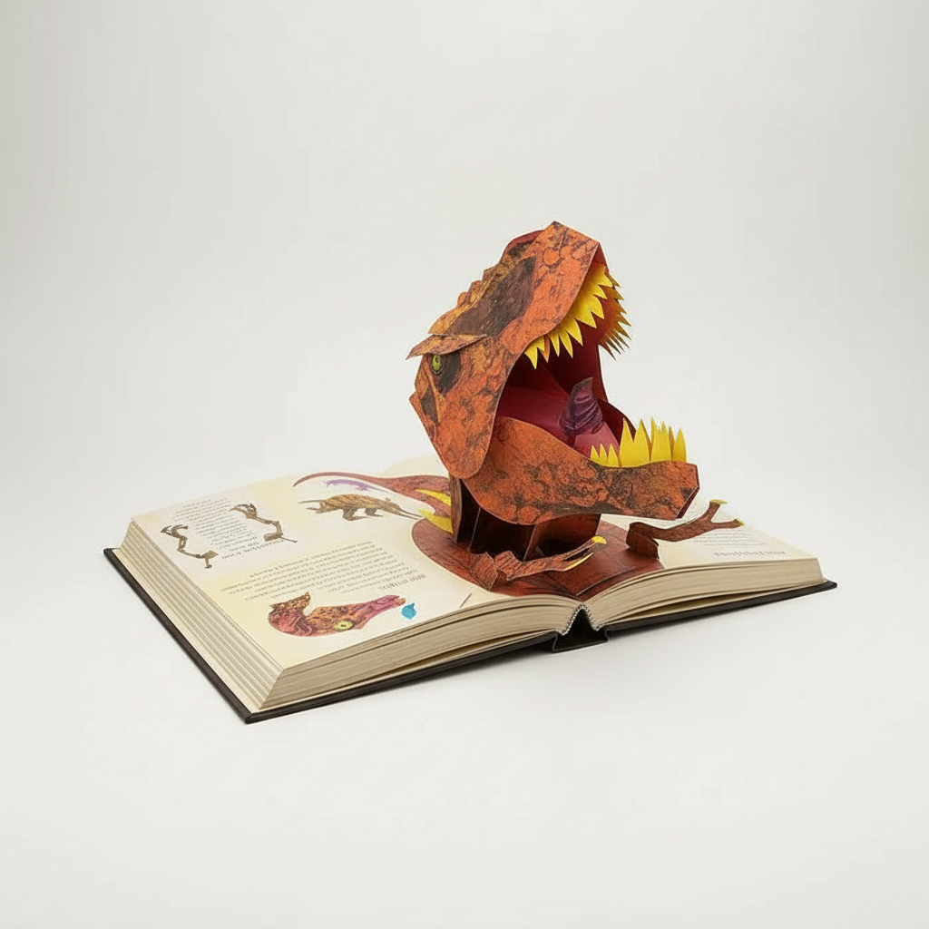 3D Pop-Up Dinosaur Book – Interactive Kids Storybook