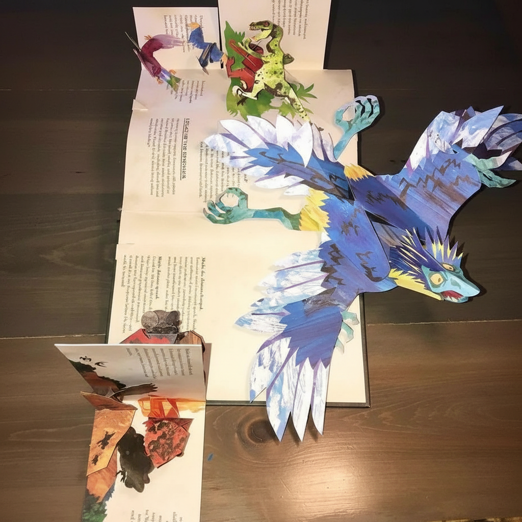 3D Pop-Up Dinosaur Book – Interactive Kids Storybook