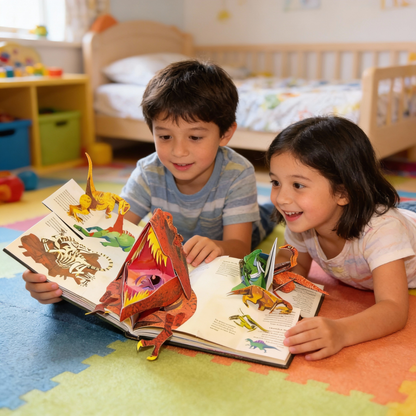 3D Pop-Up Dinosaur Book – Interactive Kids Storybook