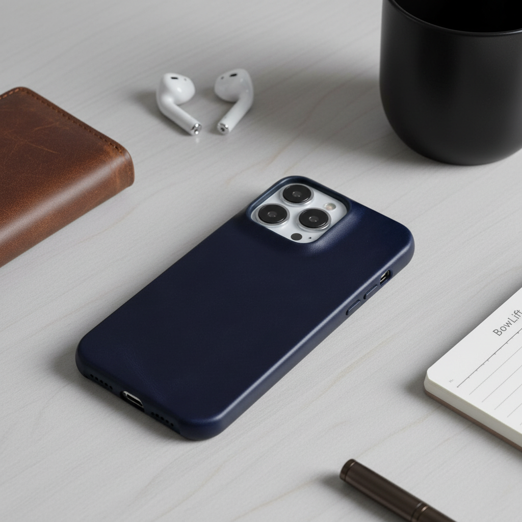 Genuine Leather iPhone Case – Oil Wax Cover with MagSafe, Drop Protection & Aged Patina Finish