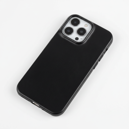 Genuine Leather iPhone Case – Oil Wax Cover with MagSafe, Drop Protection & Aged Patina Finish