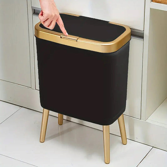 15L Odour-Sealing Waste Bin with Raised Legs 1