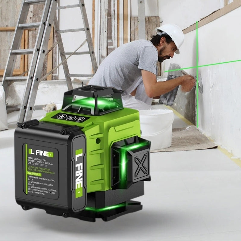 16-Line 4D Laser Level – Self-Levelling Precision Tool